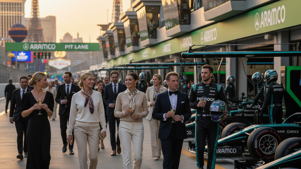 F1 ARAMCO PIT LANE WALK
