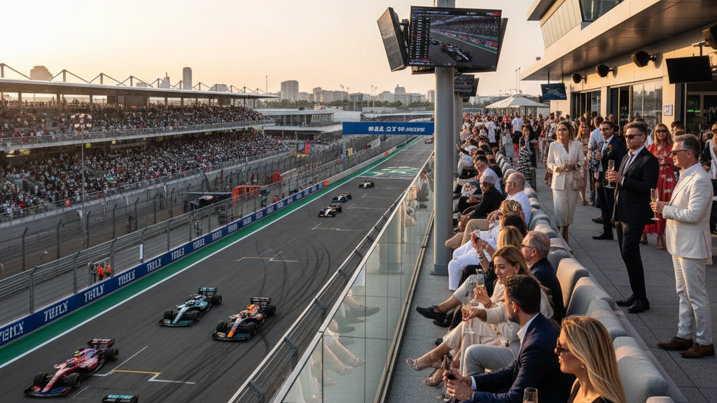 F1 PADDOCK CLUB ROOFTOP VIEW